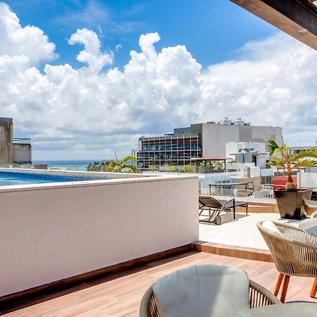 Incredible Oceanview Roof Lounge, Apartment Units 2 Blocks To Beach Плайя-дель-Кармен Екстер'єр фото