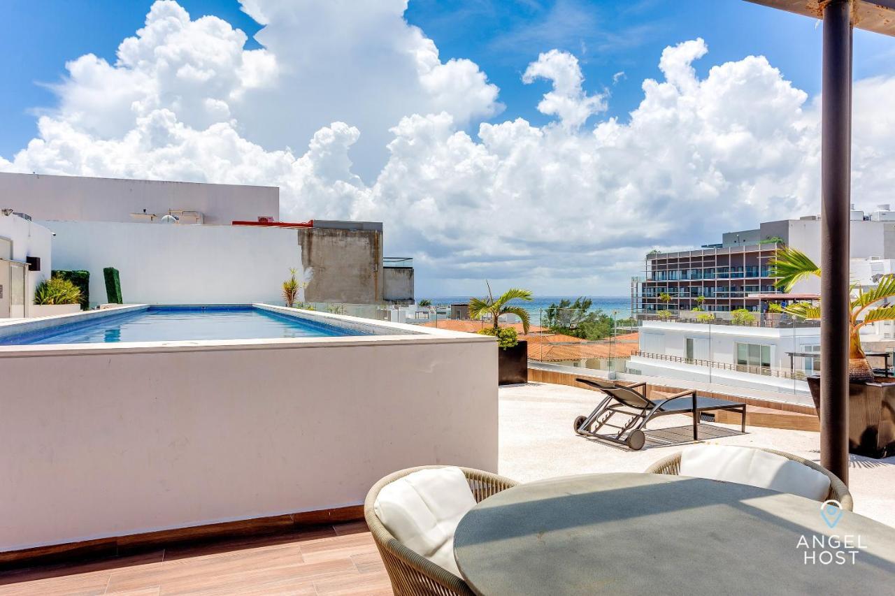 Incredible Oceanview Roof Lounge, Apartment Units 2 Blocks To Beach Плайя-дель-Кармен Екстер'єр фото